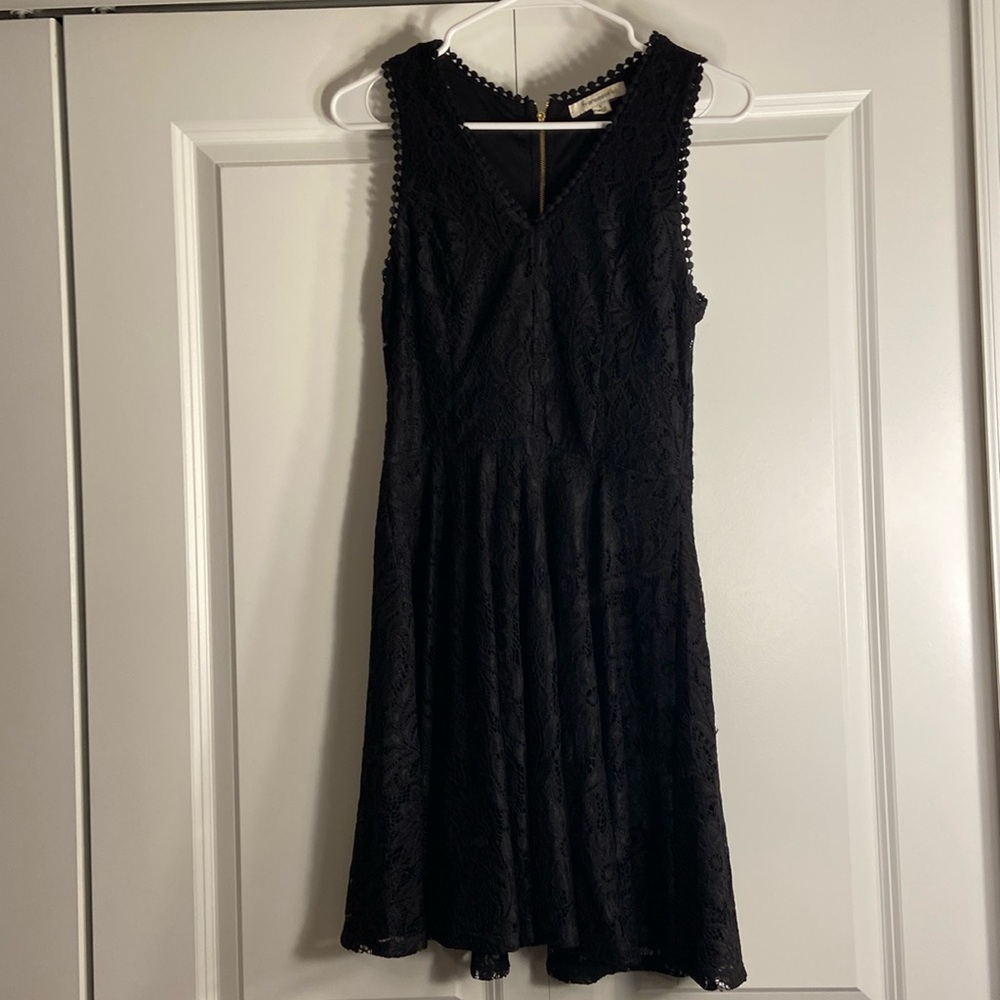 Lace black dress